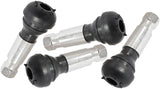 Rubber Pull Thru Valve Stems 4 Pack Chrome 7/16" Hole AF3060-0008 - Aeroflow