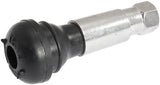 Rubber Pull Thru Valve Stem Single Chrome 7/16" Hole AF3060-0009 - Aeroflow