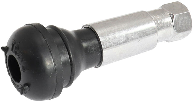 Rubber Pull Thru Valve Stem Single Chrome 7/16" Hole AF3060-0009 - Aeroflow