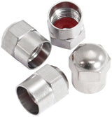 Replacement Valve Caps For All Valve Stem Chrome 4 Pack AF3060-0018 - Aeroflow