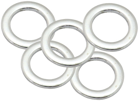 Standard Wheel Nut Washer Chrom 1.060 OD 0.695 ID 5 Pack AF3060-0020 - Aeroflow