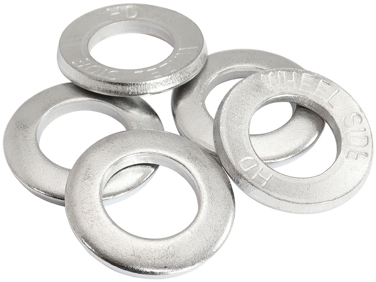 Large Wheel Nut Washer Weld Chrom 1.250 OD 0.695 ID 5 Pack AF3060-0021 - Aeroflow