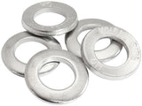Large Wheel Nut Washer Weld Chrom 1.250 OD 0.695 ID 5 Pack AF3060-0021 - Aeroflow