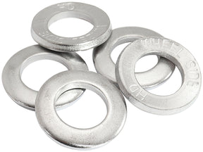 Large Wheel Nut Washer Weld Chrom 1.250 OD 0.695 ID 5 Pack AF3060-0021 - Aeroflow
