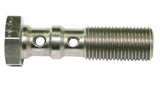 Double Banjo Bolt M10 x 1.5mm Stainless 38mm Long AF308-03L - Aeroflow