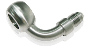 -3AN 90 Deg Banjo 12mm Stainless AF309-03 - Aeroflow