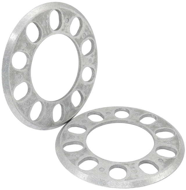 Slip On Wheel Spacers 5/16" 7.9mm Pair Alloy 5x 4.5"-5" Bc AF3100-0001 - Aeroflow