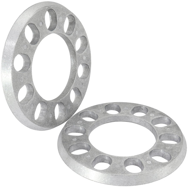 Slip On Wheel Spacers 7/16" 11mm Pair Alloy 5x 4.5"-5" Bc AF3100-0002 - Aeroflow