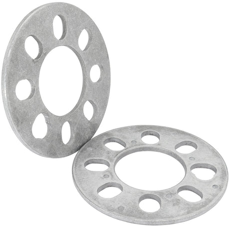 Slip On Wheel Spacers 1/4" 6.3mm Pair Alloy 4 x 4.5" Bc AF3100-0005 - Aeroflow