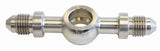 7/16" (11.2) Banjo Double -3AN Stainless Steel Long AF311-03-03L - Aeroflow