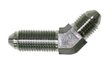 Stainless -3AN Bulkhead 45 Deg Stainless Nut Separate AF321-03 - Aeroflow