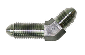Stainless -3AN Bulkhead 45 Deg Stainless Nut Separate AF321-03 - Aeroflow