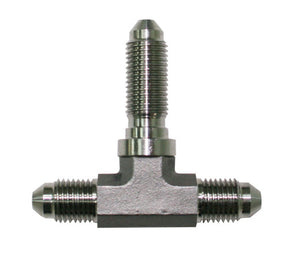 Stainless -3AN Bulkhead Tee Stainless Nut Separate AF324-03 - Aeroflow