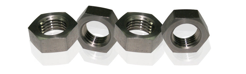 Stainless -4AN Bulkhead Nut Stainless Steel AF325-04 - Aeroflow