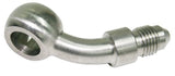 -4AN 45 Deg Banjo 10mm 3/8 Stainless AF332-04 - Aeroflow