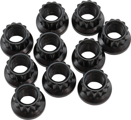M10 x 1.50 Nut 17.8mm Head 12m10 Pack M10 x 1.50 12 Point Head 8740 AF34-04-0010 - Aeroflow