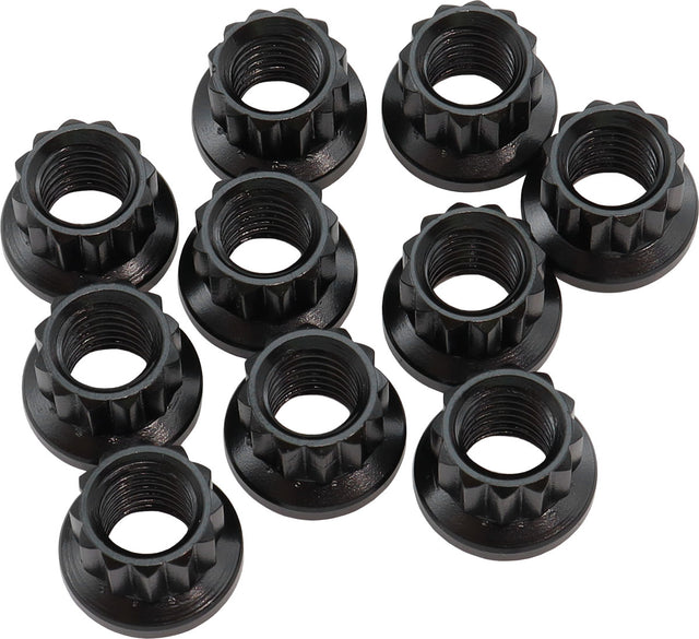 M10 x 1.50 Nut 17.8mm Head 12m10 Pack M10 x 1.50 12 Point Head 8740 AF34-04-0010 - Aeroflow