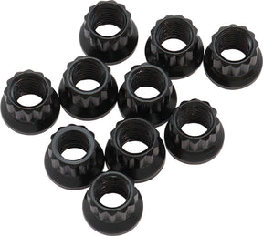 1/4" UNC Nut .424" Head 8mm 10 Pack 1/4"-20 12 Point Head 8740 AF34-23-0010 - Aeroflow