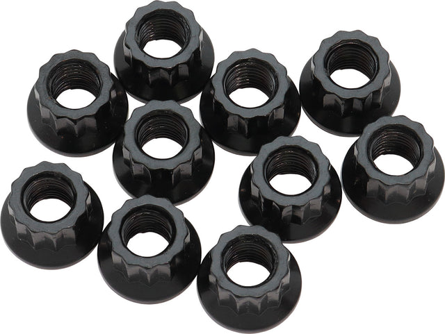 5/16" UNF Nut .620" Head 7/16"10 Pack 5/16"-24 12 Point Head 8740 AF34-24-0010 - Aeroflow