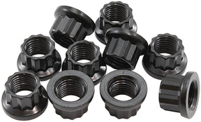 7/16" UNF Nut .720" Head 1/2" 10 Pack 7/16"-20 12 Point Head 8740 AF34-30-0010 - Aeroflow
