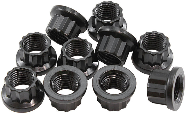 7/16" UNF Nut .720" Head 1/2" 10 Pack 7/16"-20 12 Point Head 8740 AF34-30-0010 - Aeroflow