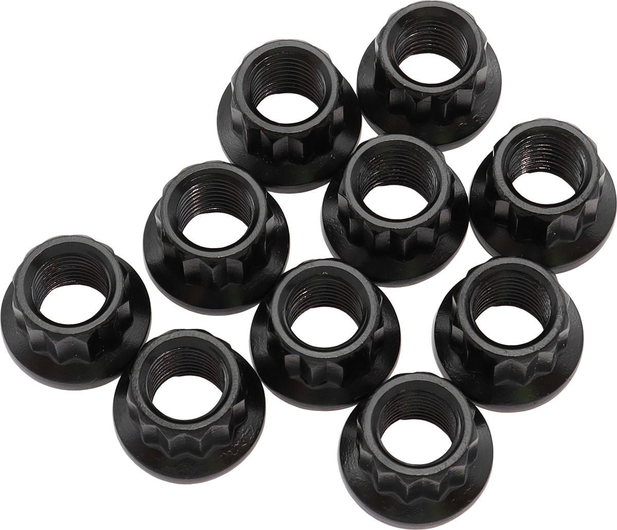 7/16" UNF Nut .815" Head 9/16"10 Pack 7/16"-20 12 Point Head 8740 AF34-30-0011 - Aeroflow