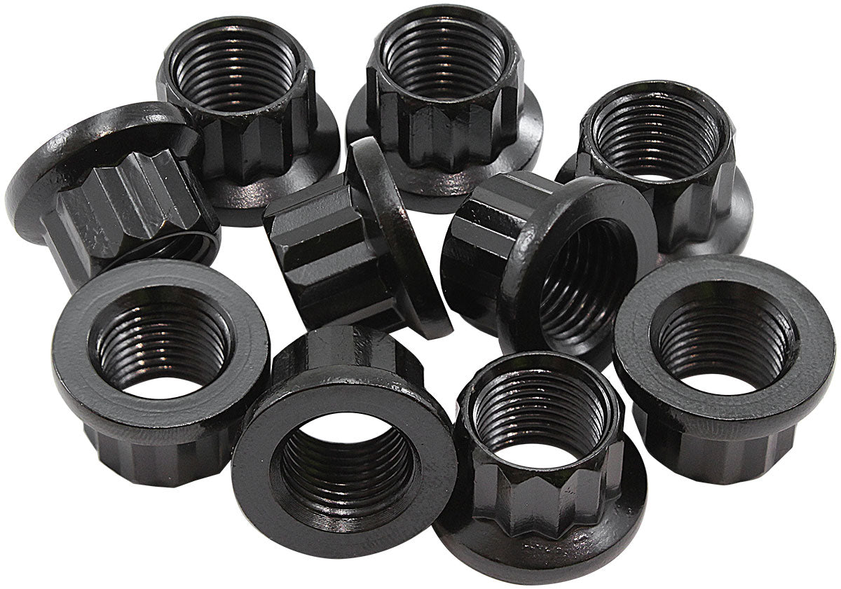 1/2" UNF Nut .810" Head 9/16" 10 Pack 1/2"-20 12 Point Head 8740 AF34-32-0010 - Aeroflow