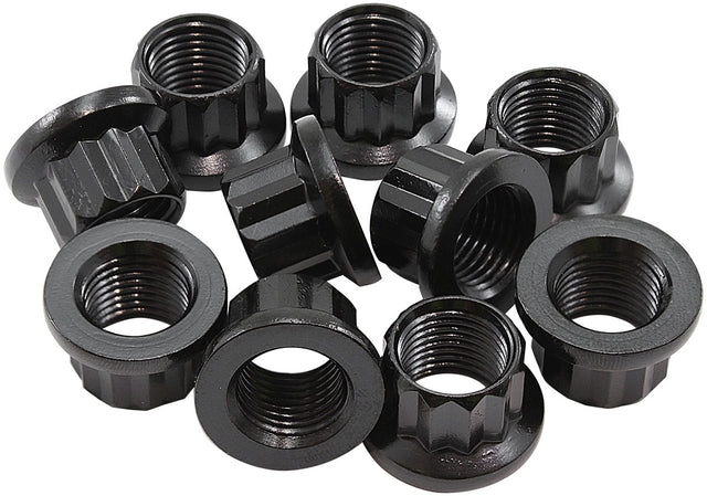 1/2" UNF Nut .810" Head 9/16" 10 Pack 1/2"-20 12 Point Head 8740 AF34-32-0010 - Aeroflow