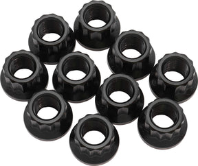 1/2" UNF Nut .958" Head 17mm 10 Pack 1/2"-20 12 Point Head 8740 AF34-32-0011 - Aeroflow