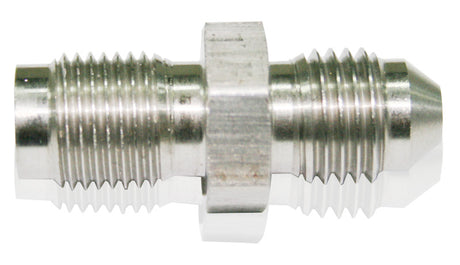 -4AN To Inverted 7/16-24 Stainless Male To Male AF341-04 - Aeroflow