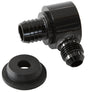 Black Booster Valve Universal 21mm / 13/16" Hole To -6AN AF350-00BLK - Aeroflow