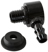 Black Booster Valve Universal 21mm / 13/16" Hole To 3/8 Barb AF350-01BLK - Aeroflow