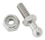 Throttle Ball Stainless 1/4-28UNF With 7/16 Hex Nut AF3500-1002 - Aeroflow