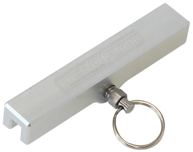 Billet Throttle Stop Silver AF3500-1013 - Aeroflow