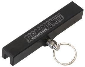 Billet Throttle Stop Black AF3500-1013BLK - Aeroflow
