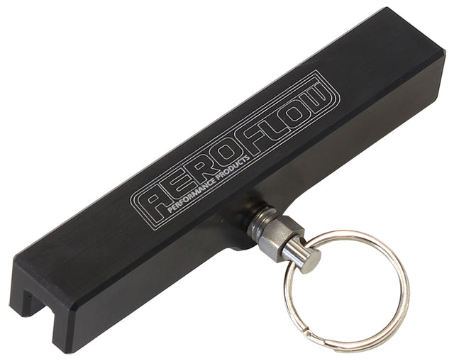Billet Throttle Stop Black AF3500-1013BLK - Aeroflow