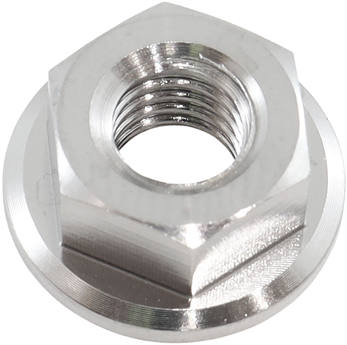 M6 x 1.00mm Titanium Hex Nut 6 Point Single M6 x 1.00 AF3501-0020 - Aeroflow