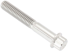 M6 x 1.00 Titanium Bolt 40mm UHL12 Point Single M6 x 1.00mm AF3501-1574 - Aeroflow