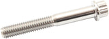 M6 x 1.00 Titanium Bolt 45mm UHL12 Point Single M6 x 1.00mm AF3501-1771 - Aeroflow