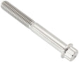 M6 x 1.00 Titanium Bolt 50mm UHL12 Point Single M6 x 1.00mm AF3501-1968 - Aeroflow