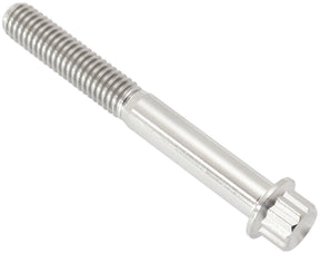 M6 x 1.00 Titanium Bolt 50mm UHL12 Point Single M6 x 1.00mm AF3501-1968 - Aeroflow