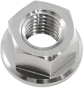 M8 x 1.25mm Titanium Hex Nut 6 Point Single M8 x 1.25 AF3502-0020 - Aeroflow