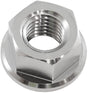 M8 x 1.25mm Titanium Hex Nut 6 Point Single M8 x 1.25 AF3502-0020 - Aeroflow