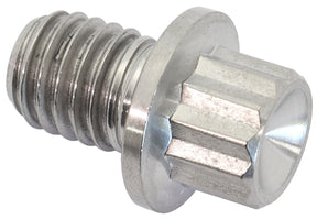 M8 x 1.25 Titanium Bolt 10mm UHL12 Point Single M8 x 1.25mm AF3502-0393 - Aeroflow
