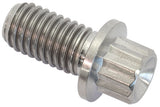 M8 x 1.25 Titanium Bolt 15mm UHL12 Point Single M8 x 1.25mm AF3502-0590 - Aeroflow