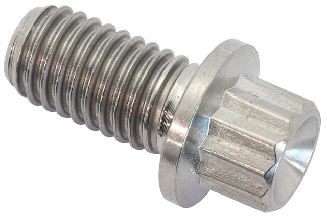 M8 x 1.25 Titanium Bolt 15mm UHL12 Point Single M8 x 1.25mm AF3502-0590 - Aeroflow