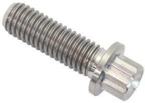 M8 x 1.25 Titanium Bolt 25mm UHL12 Point Single M8 x 1.25mm AF3502-0984 - Aeroflow
