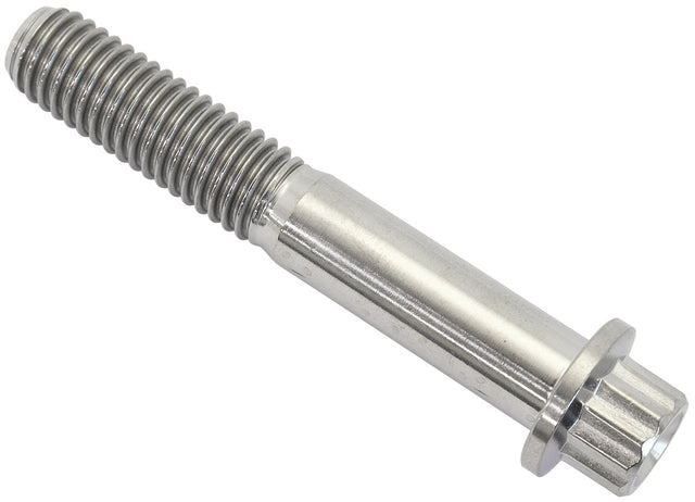 M8 x 1.25 Titanium Bolt 50mm UHL12 Point Single M8 x 1.25mm AF3502-1968 - Aeroflow