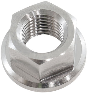 M10 x 1.25mm Titanium Hex Nut 6 Point Single M10 x 1.25 AF3503-0020 - Aeroflow