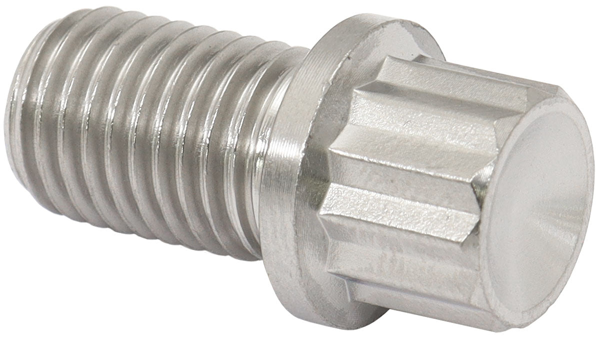 M10 x 1.25 Titanium Bolt 15mm UHL12 Point Single M10 x 1.25mm AF3503-0590 - Aeroflow